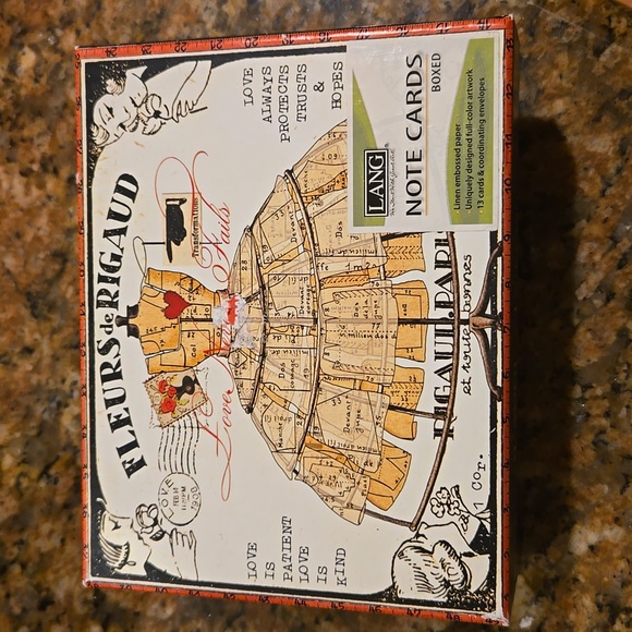 Flours de Rigaud Lang note cards - Picture 1 of 7